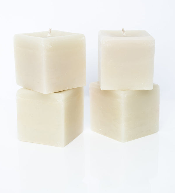 Refillable, environmentally friendly votive candle refill, set of 4