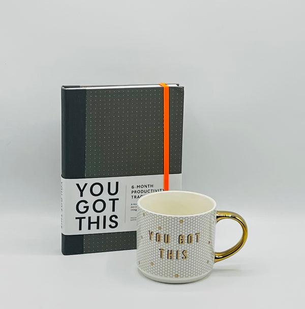 Inspirational Mini Blush Box- You Got This Mug and Journal gift set